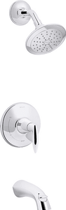Discount clearance closeout open box and discontinued Kohler Faucets , Shower , Plumbing Fixtures and Parts | Kohler Tub Shower Trim Only K-TS45104-4G-CP Alteo , Polished Chrome