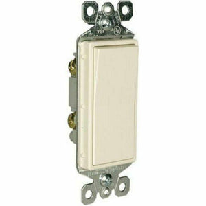 Discount clearance closeout open box and discontinued Legrand Electrical | Legrand TM870LACC Single Pole Decorator Switch,15a 120/277v, Almond - Lot of 13
