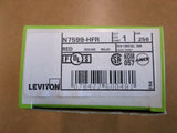Discount clearance closeout open box and discontinued Leviton | Leviton N7599-HFR 15A 5-15R 125V Red GFCI GFI