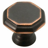 Discount clearance closeout open box and discontinued LIBERTY | Liberty 30mm Octogan Cabinet Knob Bronze with copper highlights pn0292c-vbc-c