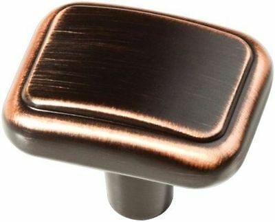 Discount clearance closeout open box and discontinued LIBERTY | Liberty Kirkwood 1.22 inch rectangle Cabinet Knob Bronze with copper highlights