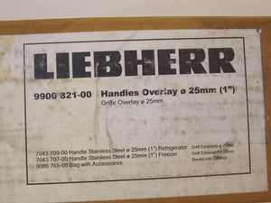 Discount clearance closeout open box and discontinued Liebherr HVAC | Liebherr 9900 819-00 Handle Overlay, Griff Overlay 18mm (3/4")