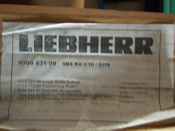 Discount clearance closeout open box and discontinued Liebherr HVAC | Liebherr 9900-831-00 SBS Kit C 16 /CI 16