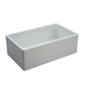 Discount clearance closeout open box and discontinued Mirabelle Faucets , Shower , Plumbing Fixtures and Parts | Lot of x4 Mirabelle Williston 30" x 18" x 10" Fireclay Apron Front Specialty Kitchen Farm Sink