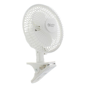 Discount clearance closeout open box and discontinued Comfort Zone Fan | Lot x 12 of Comfort Zone 120V 6" White Clip Fan
