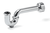 Discount clearance closeout open box and discontinued McGuire Faucets , Shower , Plumbing Fixtures and Parts | McGuire 8872CBSAN P-Trap W/ Cleanout Plug 1-1/4 x 1-1/4 Box Flange Chrome Plated