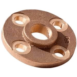 Discount clearance closeout open box and discontinued Merit Brass | Merit Brass Flange 4" Brass 150# (XNL235-64) Thread Compression Flange - Brass