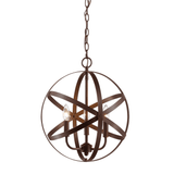 Discount clearance closeout open box and discontinued Millennium Lighting Ceiling Light Fixtures | Millennium Lighting 3-Light Pendant 3235-RBZ 18.25" H x 16" W - Rubbed Bronze