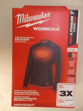 Discount clearance closeout open box and discontinued MILWAUKEE Tools | Milwaukee 405B-213X Usb Rechargable Heated Workskin Midweight Base Layer Kit 3X
