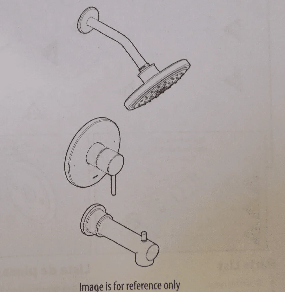 Moen Align M-CORE 3-Series Dusch-Armatur – 1-Hebel Badewannen- & Dusche-Set In Brushed Gold