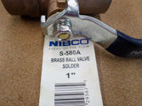 Discount clearance closeout open box and discontinued Nibco | Nibco S-580A 1" Brass Ball Valve