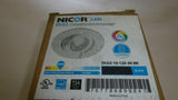 Discount clearance closeout open box and discontinued NICOR Lighting Fixtures | NICOR DLG2-10-120-3K-BK Black 2" 3000K Gimbal Adjustable LED Recessed Downlight