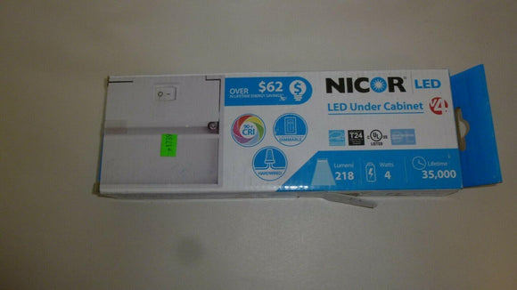 Discount clearance closeout open box and discontinued NICOR Lighting Fixtures | NICOR NUC-4-08-DM-W-WH White 8