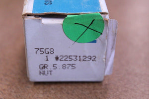 Discount clearance closeout open box and discontinued GM | NOS Original GM NUT WHEEL TR CVR LK GREEN 22531292
