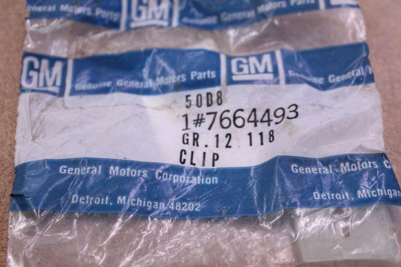 Discount clearance closeout open box and discontinued GM | Original GM CLIP FRT S/D LWR MLDG 7664493