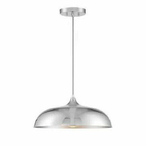 Discount clearance closeout open box and discontinued Park Harbor Lighting Fixtures | Park Harbor Phpl3221 Blackthorne 18" Wide Pendant , Polished Nickel Finish