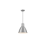 Discount clearance closeout open box and discontinued Park Harbor Lighting Fixtures | Park Harbor PHPL3231NAST Whitnall 14" Natural Steel Wide Pendant Indoor Lighting