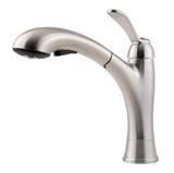 Discount clearance closeout open box and discontinued Pfister Faucets , Shower , Plumbing Fixtures and Parts | Pfister GT534-CMS, T534-CMS Marielle 2 Function Pullout Kitchen Faucet Stainless