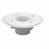 Discount clearance closeout open box and discontinued PlumBest Faucets , Shower , Plumbing Fixtures and Parts | PlumBest D52-202 Jones Stephens 2" PVC Shower Drain Base For 3-1/2" Spud