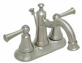 Discount clearance closeout open box and discontinued PROFLO Faucets , Shower , Plumbing Fixtures and Parts | PROFLO PFWSC4840BN 1.2GPM Centerset Bathroom Faucet W/ Pop-Up Drain Brushed Nickel