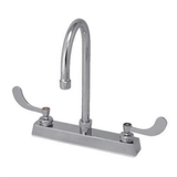 Discount clearance closeout open box and discontinued PROFLO Faucets , Shower , Plumbing Fixtures and Parts | PROFLO PFX308 Commercial Widespread Bathroom / Wash Room Faucet, Chrome