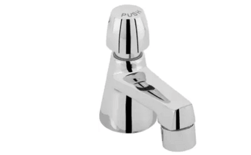 Discount clearance closeout open box and discontinued PROFLO Faucets , Shower , Plumbing Fixtures and Parts | Proflo PFXM324 Deck Mount Metering Bathroom Sink Faucet 1.2 gpm, Polished Chrome