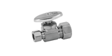 Discount clearance closeout open box and discontinued PROFLO Faucets , Shower , Plumbing Fixtures and Parts | PROFLO Straight Supply Stop Valve 5/8"x3/8" Compression PF211BN , Brushed Nickel