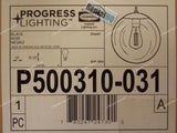 Discount clearance closeout open box and discontinued Progress Lighting Lighting Fixtures | Progress Lighting Pendant P500310-031 Atwell 1 Light Medium Pendant, Matte Black