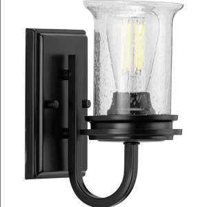 Discount clearance closeout open box and discontinued Progress Lighting Wall Light Fixtures | Progress Lighting Wall Sconce P300272-031 Winslett 10" Tall - Matte Black