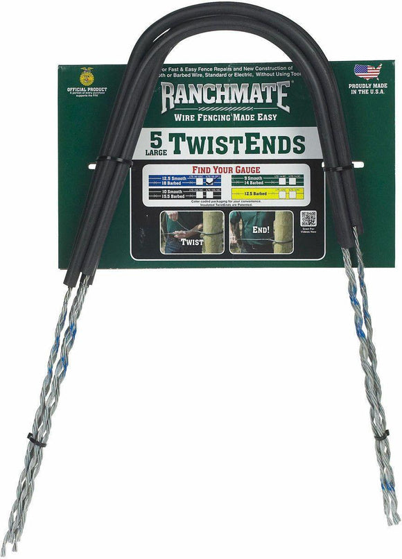 Discount clearance closeout open box and discontinued Ranchmate | Ranchmate Insulated TwistEnd Wire Fencing L (5 ct) Blue (18 barbed or 12.5