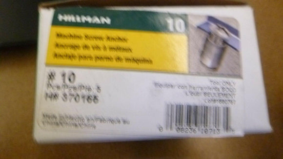 Discount clearance closeout open box and discontinued HILLMAN FASTENER | Setting Tool,Ms Anchor #10, PartNo 370165, by HILLMAN FASTENER ( Pack of 5 )