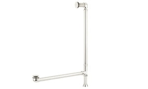 Discount clearance closeout open box and discontinued Signature Hardware | Signature Hardware SH433883 Fixed Head Tub Drain and Overflow , Polished Nickel