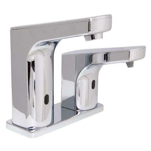 Discount clearance closeout open box and discontinued Speakman Faucets , Shower , Plumbing Fixtures and Parts | Speakman SFC-8790 Low Arc Touchless Sensor Faucet and Soap Combination, Chrome