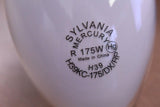 Discount clearance closeout open box and discontinued SYLVANIA Lighting Fixtures | Sylvania 69438 High Intensity Discharge Mercury Vapor Lamp, 175W, BT28, Mogul S