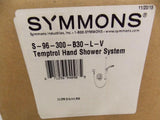 Discount clearance closeout open box and discontinued Symmons Faucets , Shower , Plumbing Fixtures and Parts | Symmons S-96-300-B30-L-V Temptrol Hand Shower Valve and Trim - Chrome