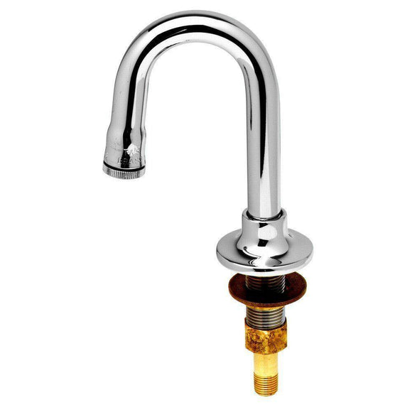 Discount clearance closeout open box and discontinued T&S | T&S Brass B-0520-01 Rigid Gooseneck Spout, Chrome
