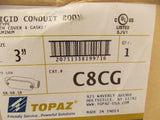 Discount clearance closeout open box and discontinued Topaz | Topaz 3" Type C Threaded Rigid Conduit Access Fitting - C8CG
