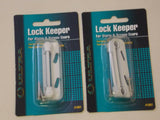 Discount clearance closeout open box and discontinued Ultra Hardware Hardware | Ultra Hardware 41001 Keeper Storm Door Lock - White Quantity Of 2