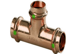 Discount clearance closeout open box and discontinued Viega Faucets , Shower , Plumbing Fixtures and Parts | Viega 22228 ProPress Zero Lead Copper Tee with 2" x 1-1/2" x 2" P x P x P