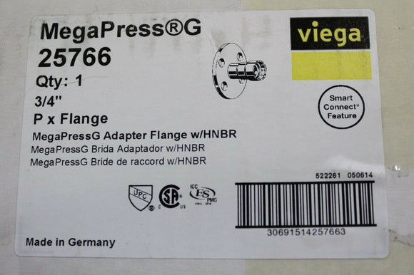 Discount clearance closeout open box and discontinued Viega | Viega 25766 MegaPressG Adapter Flange w/HNBR 3/4