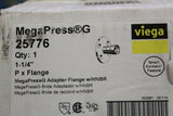 Discount clearance closeout open box and discontinued Viega | Viega MegaPress 25776 1-1/4" P x Flange. Adapter Flange w/HNBR