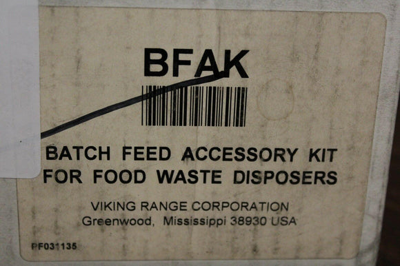 Discount clearance closeout open box and discontinued Viking | Viking Range Corporation Batch Feed Accessory Kit For Food Waste Diposers