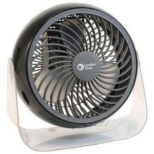 Discount clearance closeout open box and discontinued Comfort Zone Fan | Wholesale lot of 4 Comfort Zone 6" 2 Speed Deco Turbo Fan Assorted Colors 120V
